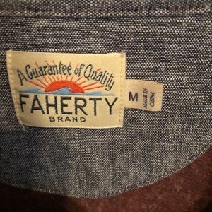 Men’s Faherty Luxe Heather long-sleeve polo shirt